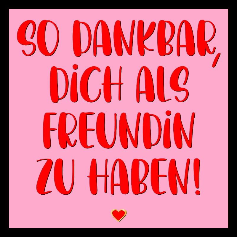 DANKBAR FREUNDSCHAFT HERZ