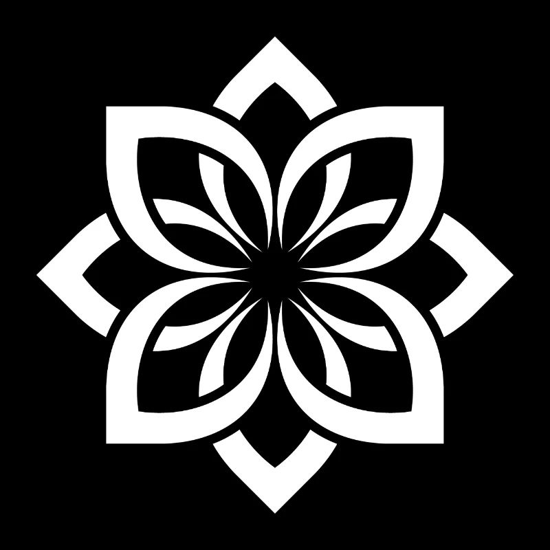 Mandala Fleur Blanche Chogan