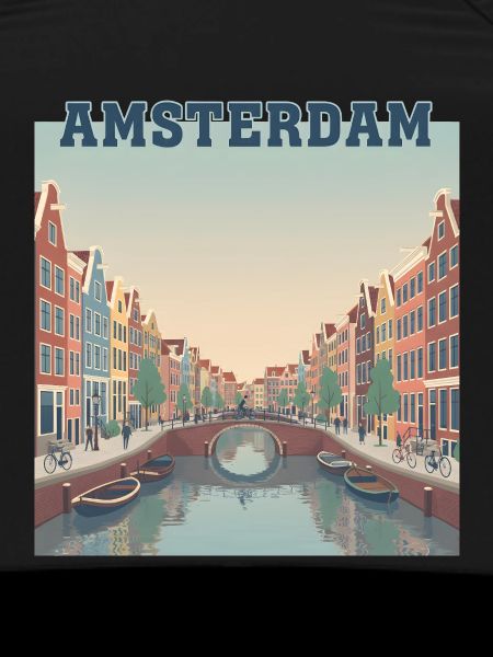 Amsterdam Canals at Sunset
