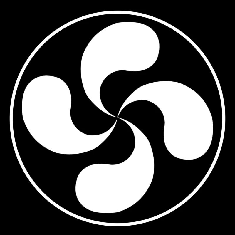 Cercle de Lauburu couleur blanche