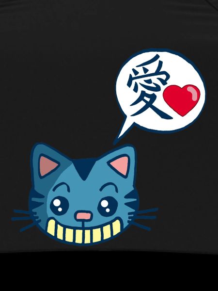 Kawaii manga cat