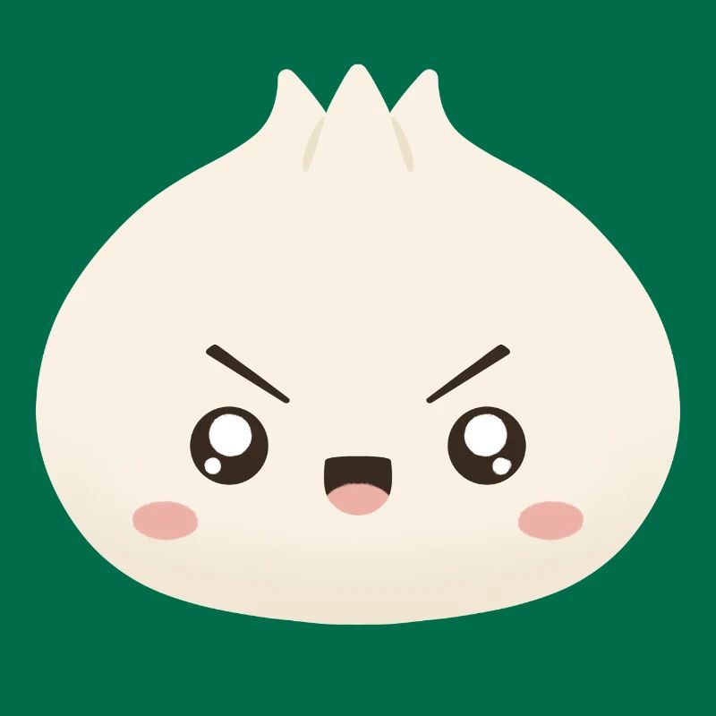 Grumpy Dumpling Cute Mascot