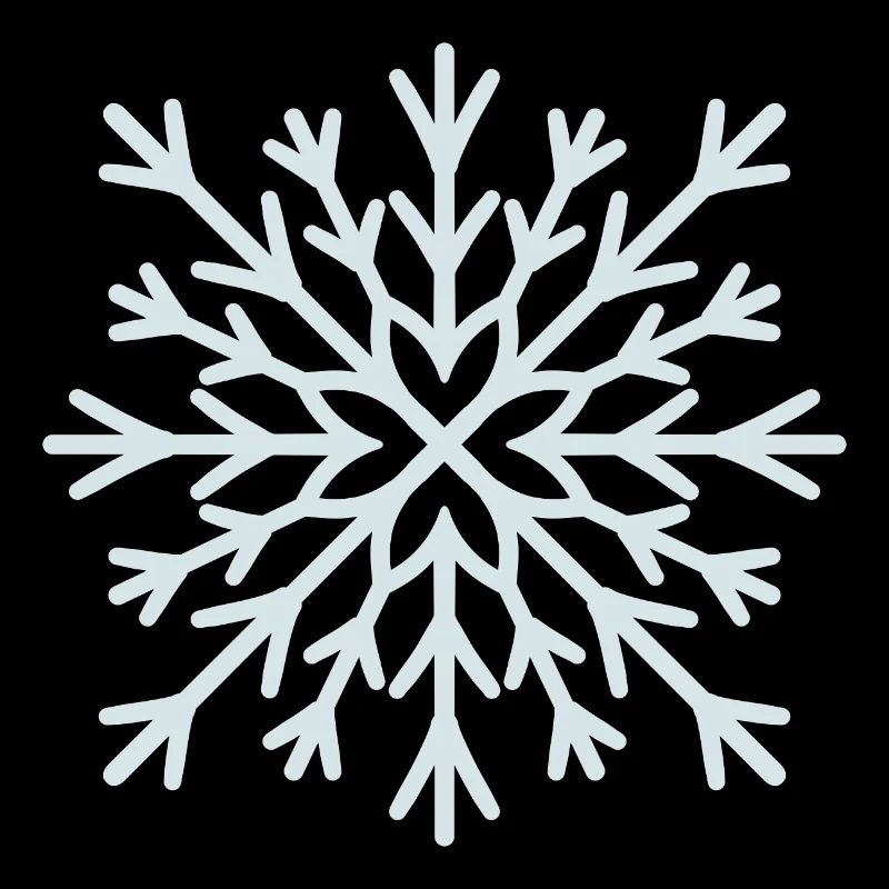 Frosted Snowflake Radiance