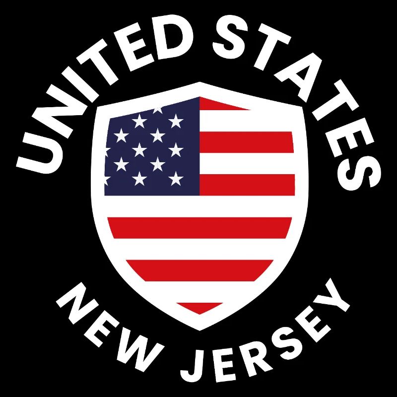 USA New Jersey Flaggenabzeichen