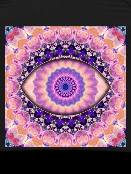 Mandala oculaire kaléidoscopique