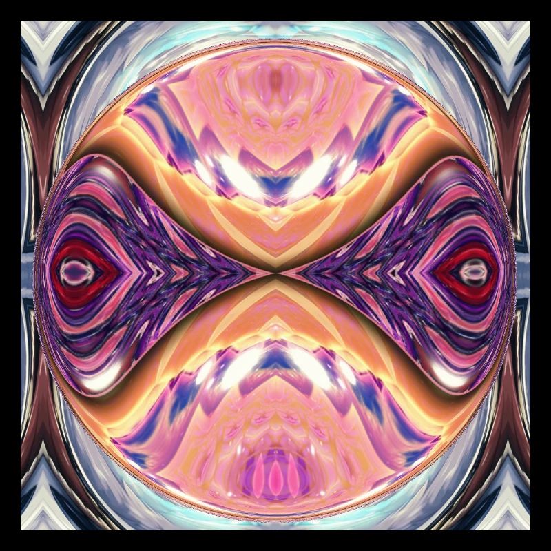 Kaleidoskop Orb Farbexplosion