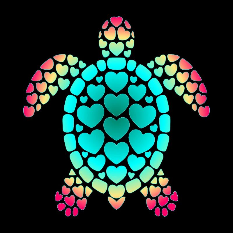 Valentine's Day Diver Turtle