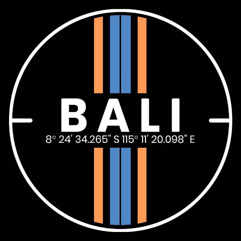 Coordonnées de l’île de Bali