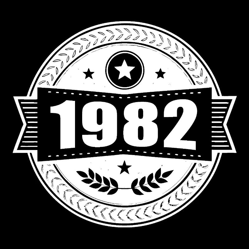 Emblème rétro 1982