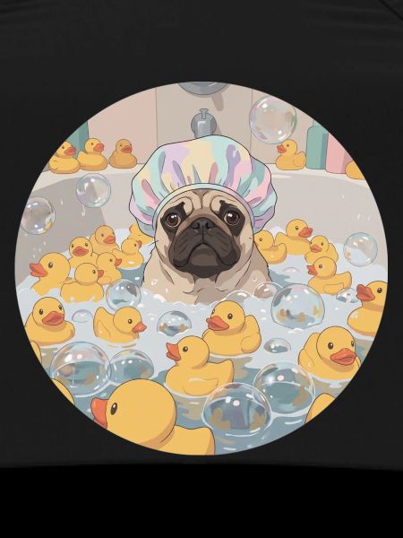 Mops in the bubble bath