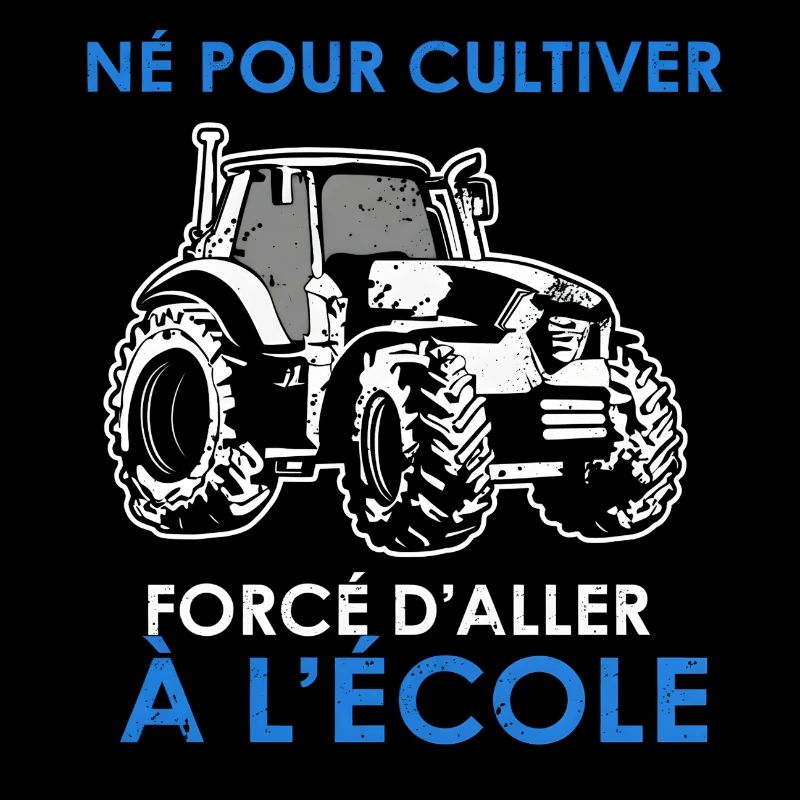 Né pour cultiver — forcé d’aller à l’école