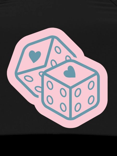Heart Dice Design