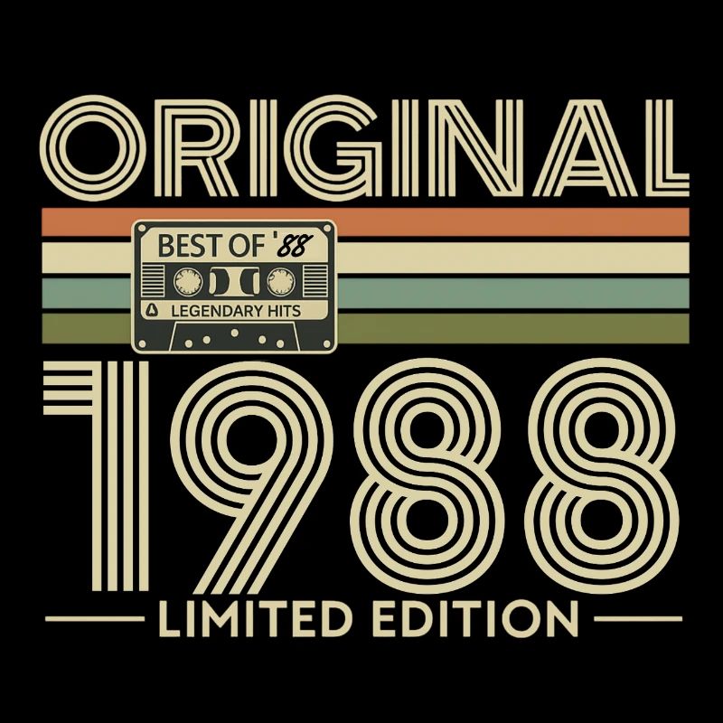 Original 1988 Édition Limitée Vintage