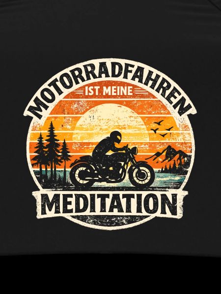 Motorcycle Meditation Sunset