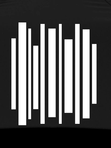 Minimal Stripes Barcode-Mosaik