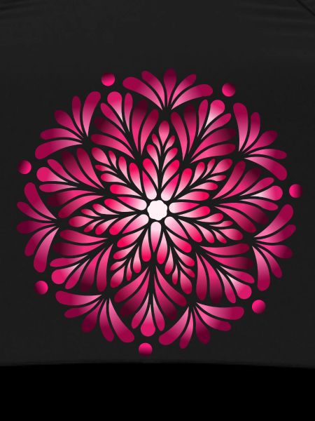 Luminous Pink Mandala