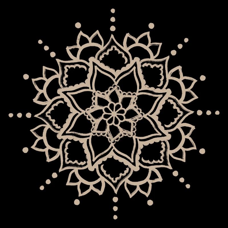 Fleur Mandala beige