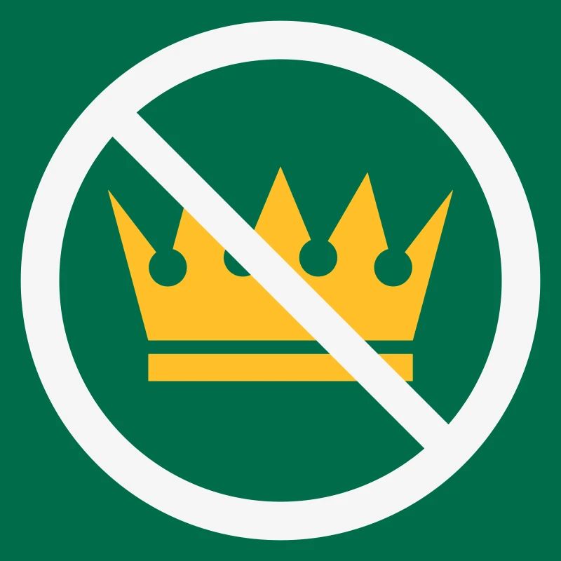 Pas de rois ! (Panneau de protestation / NEG 2C)