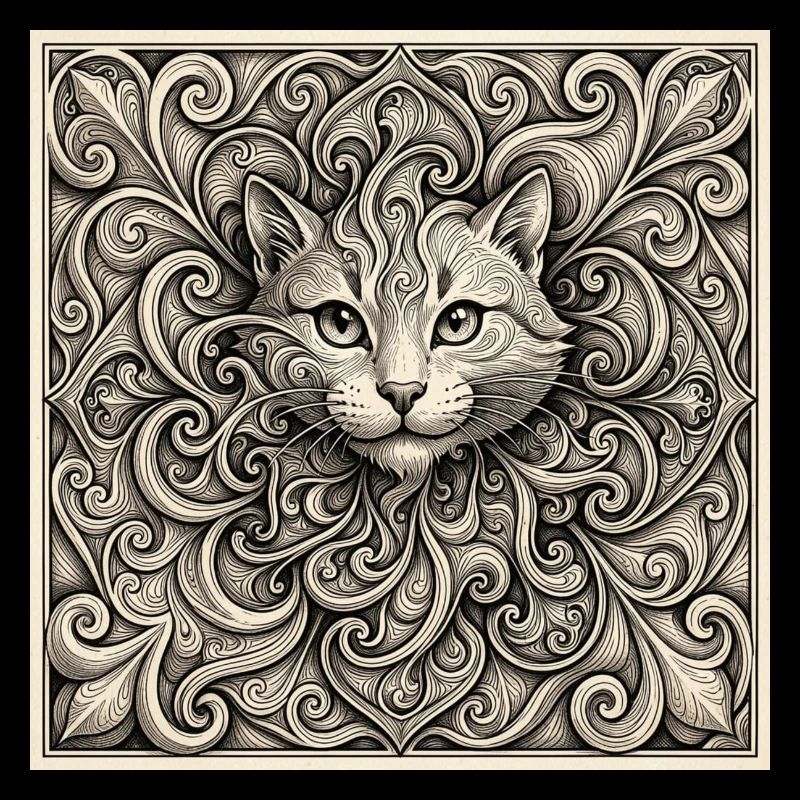 Katzen-Spiral-Seele