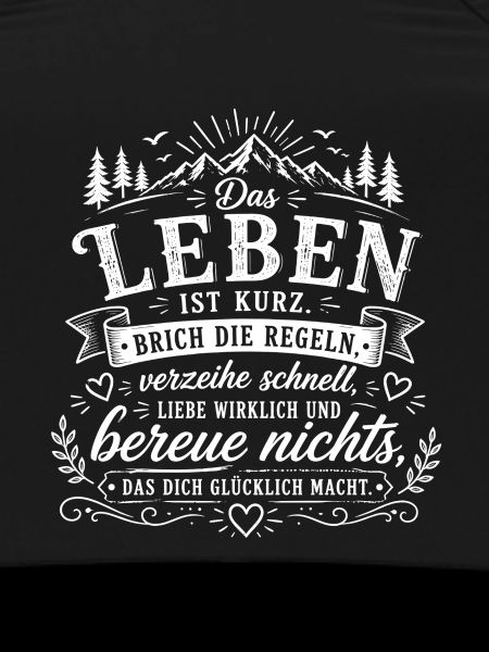 Lebe Mutig – Regeln brechen Zitat