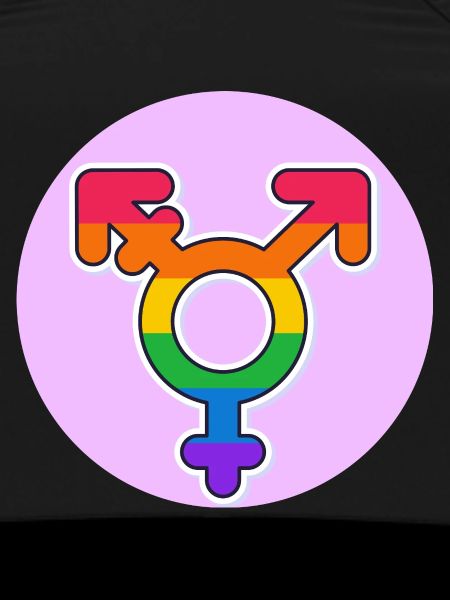 Transgender Pride Rainbow Symbol