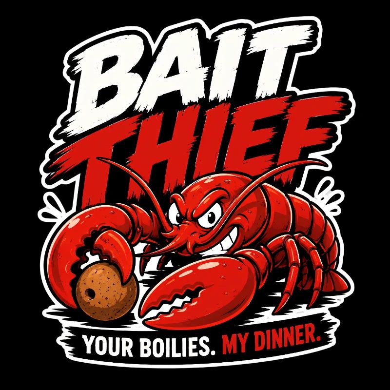 Köderdieb – lustiges Karpfenfischen-Design