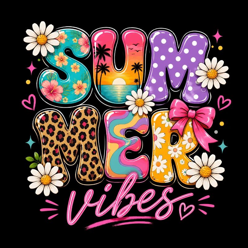 Summer Vibes – Buntes Sommer-Design