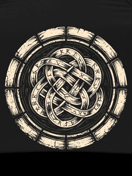 Norse Runes Schild-Patch | Wikingerwappen
