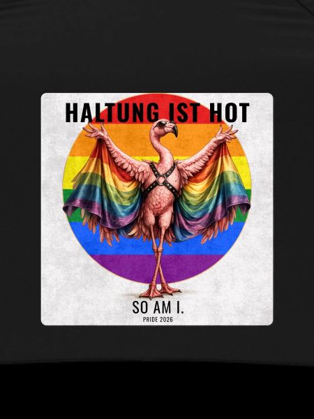 LGBTQ Pride Flamingo Rainbow Design