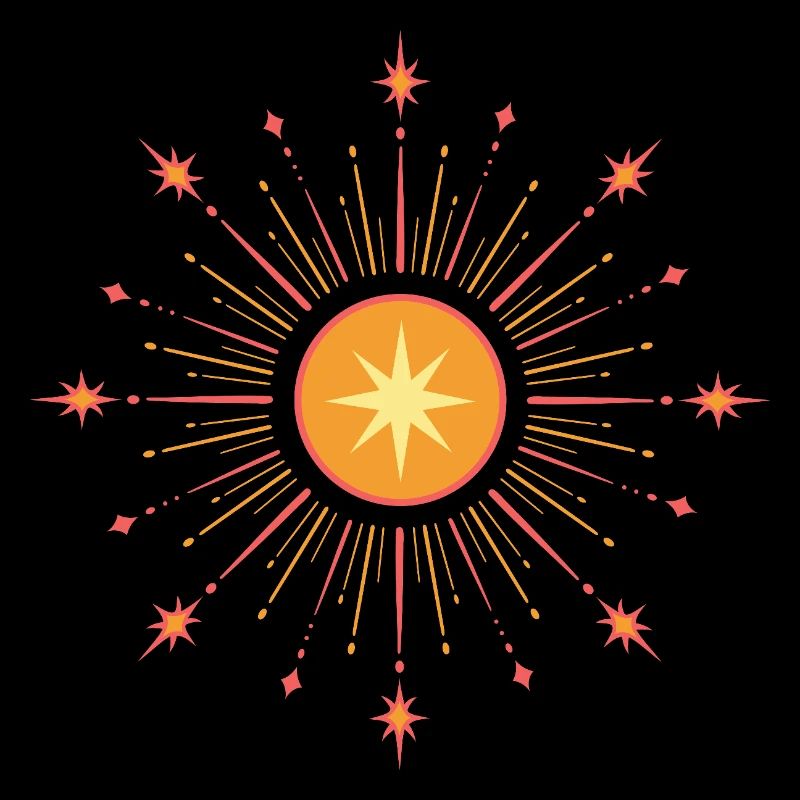 Étoile du solstice d’été – Symbole du soleil de Litha