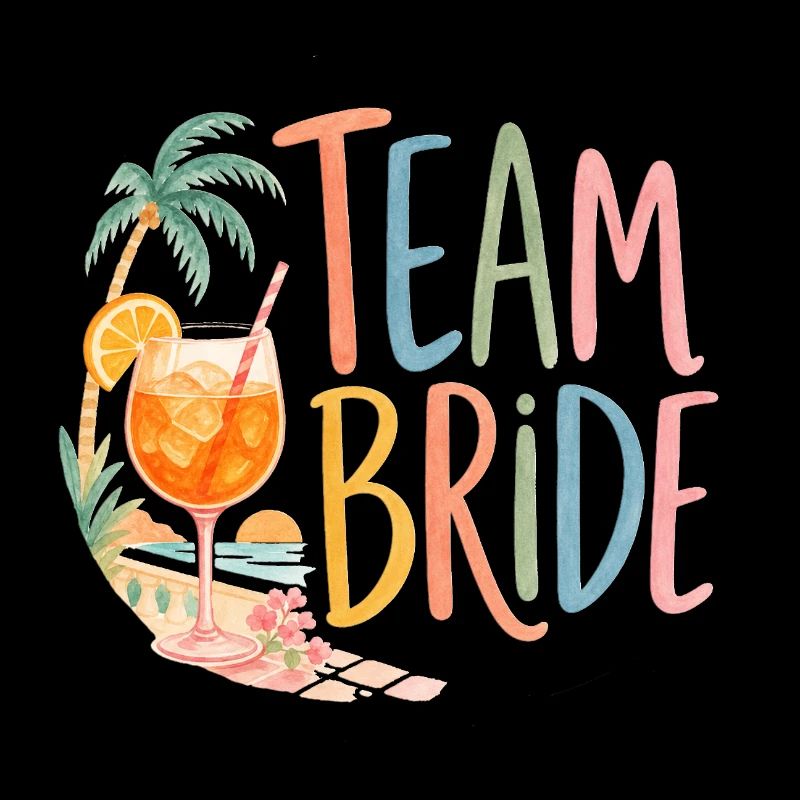 Team Bride! Palmen & Coctails