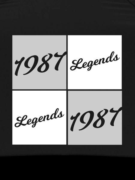 1987 Legends Kursive Quadrate