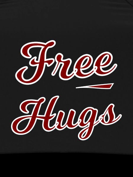 Free Hugs Lettering Design