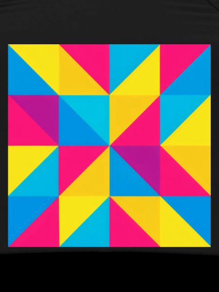 Vivid Triangular Mosaic