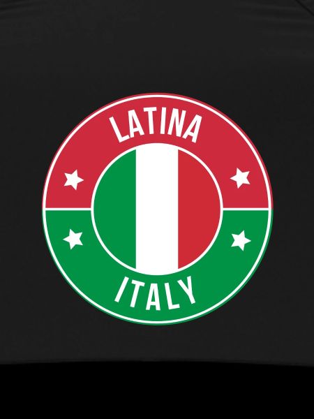 Latina Italy Round Flag Patch