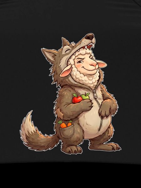 Sheep dressed as a wolf