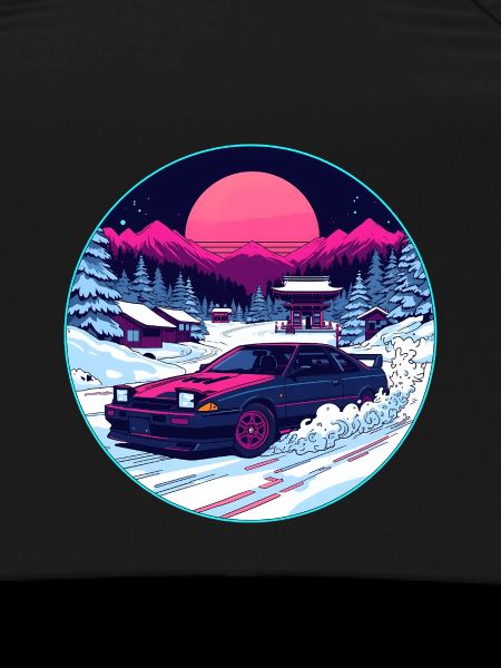 Neon Winter Drift Alpenkunst