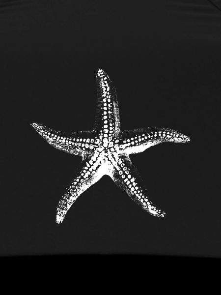 Starfish Silhouette Noir