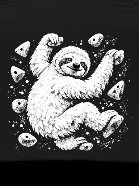 Sloth bouldering – Full of chalk