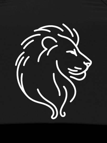 Lion Profile Sketch – Majestic Wildcat
