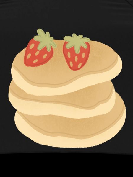 Strawberry Pancake Stack