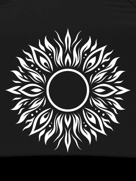 Mittsommer Sonne – Tribal Boho Symbol