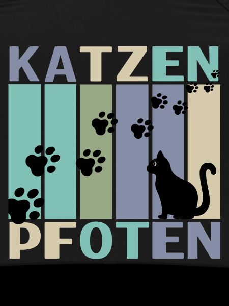 Katzen Pfoten Retro Design