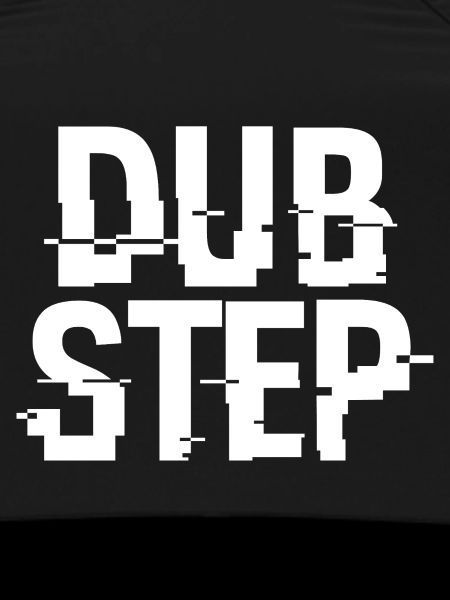 Dubstep-Glitch-Typografie