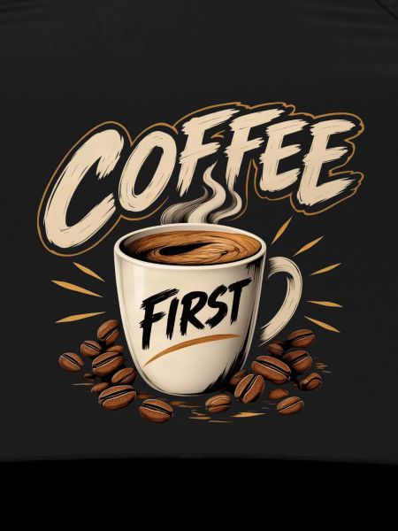 Coffee First Tasse Illustration