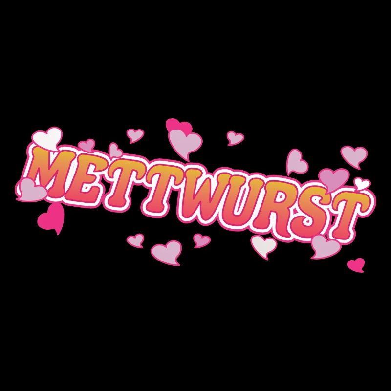 Mettwurst Design für den Wurst Fan
