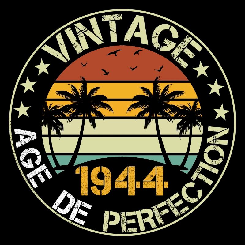 Vintage 1944 cadeau année de naissance 1944 rétro