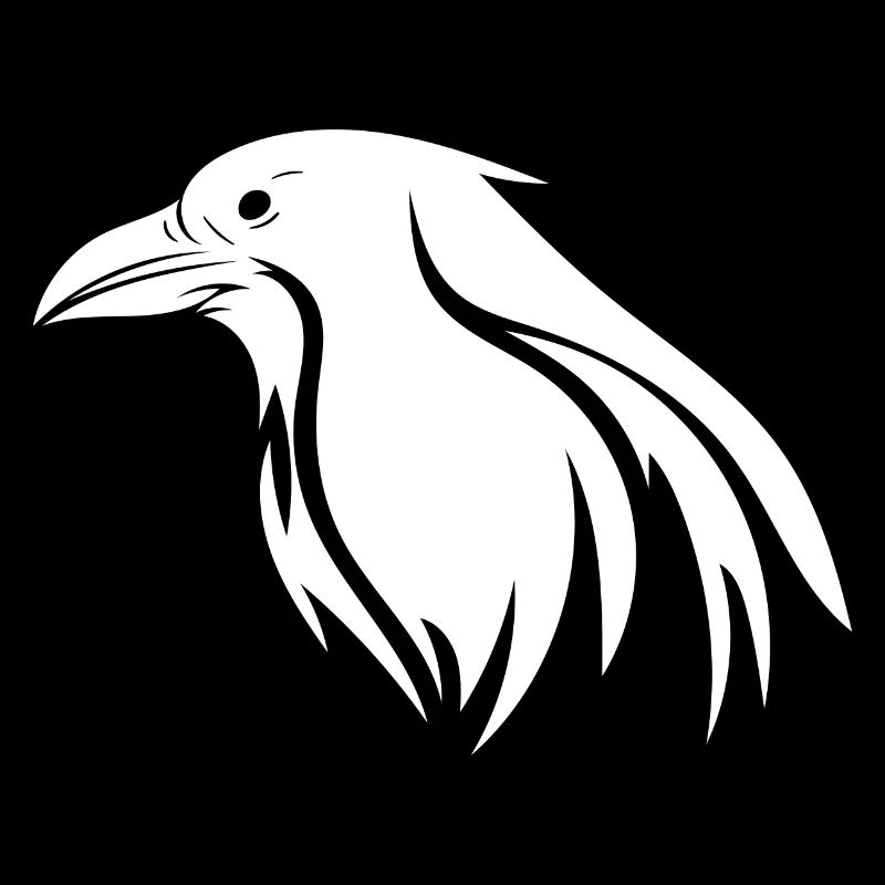 Mignon corbeau rusé