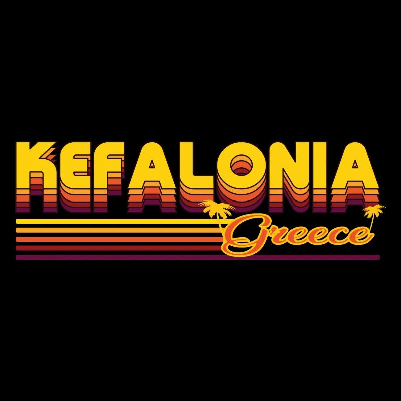 Kefalonia: Summery retro design