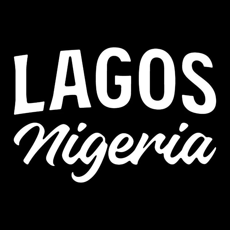 Nigéria Lagos Rétro lettrage